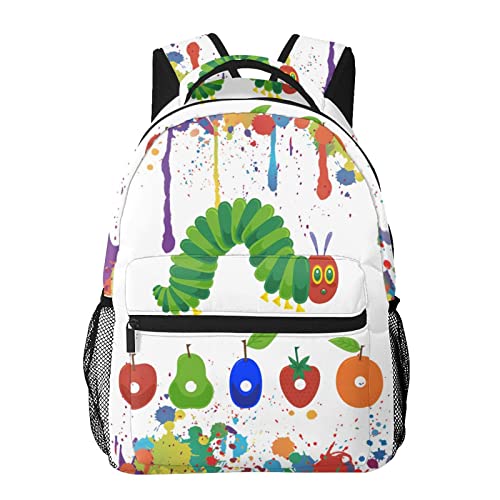 OIUCANP The Very Hungry Caterpillar Backpack,Travel Casual Daypack for Men Women,Multifunction Outdoor Sports Bag