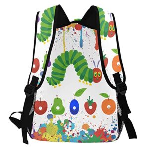 OIUCANP The Very Hungry Caterpillar Backpack,Travel Casual Daypack for Men Women,Multifunction Outdoor Sports Bag