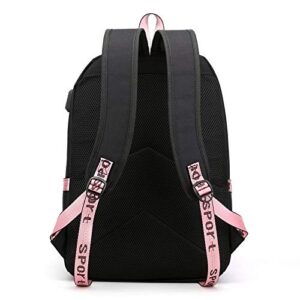 COSABZ Anime Anya Forger Backpack Cosplay Kawaii Backpack Schoolbag With Ribbon For Girls 2 (3)