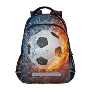 football boys backpack soccer ball elementary school bookbag kids travel rucksack laptop bag