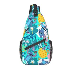sling bag crossbody sling backpack travel hiking chest bag daypack for shoulder bag women men's