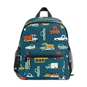 cute toddler backpack mini travel bag car childish truck for baby girl boy age 3-7