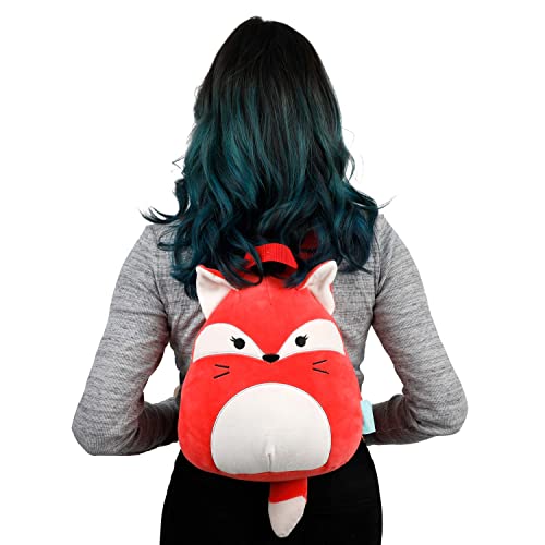 Bioworld Squishmallows 3D Fifi The Fox 14 inch Plush Mini Backpack