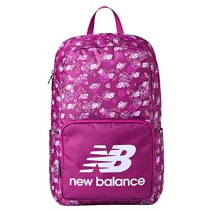 new balance backpack, core performance daypack small hiking bag, pink