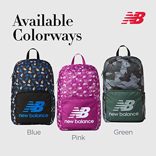 New Balance Backpack, Core Performance Daypack Small Hiking Bag, Pink