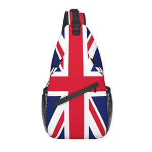 jomiwink union jack sling backpack crossbody chest bag daypack for hiking travel