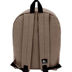 Everest Unisex-Adult's Basic Denim Backpack, Khaki, One Size