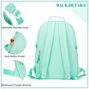 mygreen Lightweight School Backpack Casual Daypack, Fashion Backpack Cute Backpacks for Teen Girls Water Resistant Travel College Backpack for Men Women Purple