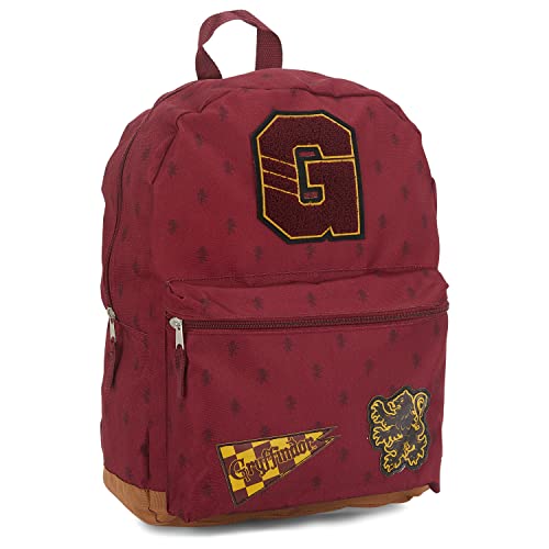 Harry Potter Hogwarts Gryffindor Backpack - Hogwarts School of Witchcraft Bookbag Knapsack For School - Boys, Girls, Adults