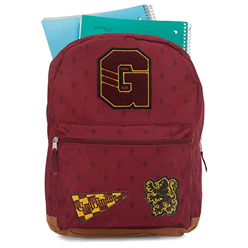 Harry Potter Hogwarts Gryffindor Backpack - Hogwarts School of Witchcraft Bookbag Knapsack For School - Boys, Girls, Adults