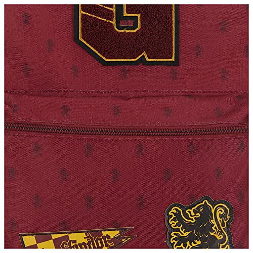 Harry Potter Hogwarts Gryffindor Backpack - Hogwarts School of Witchcraft Bookbag Knapsack For School - Boys, Girls, Adults