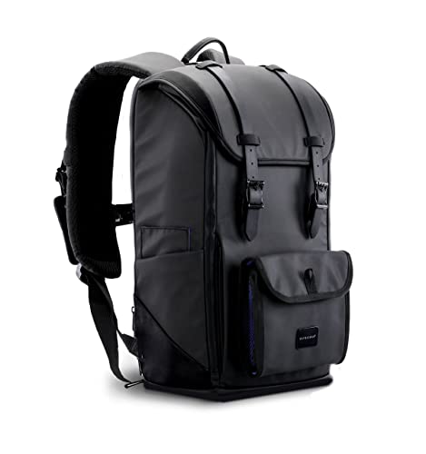 SKYBORNE Smart-Pack PLUS+ Travel backpack with anti-theft padded laptop compartment with modular detachable DOPP Kitt & built-in USB charging