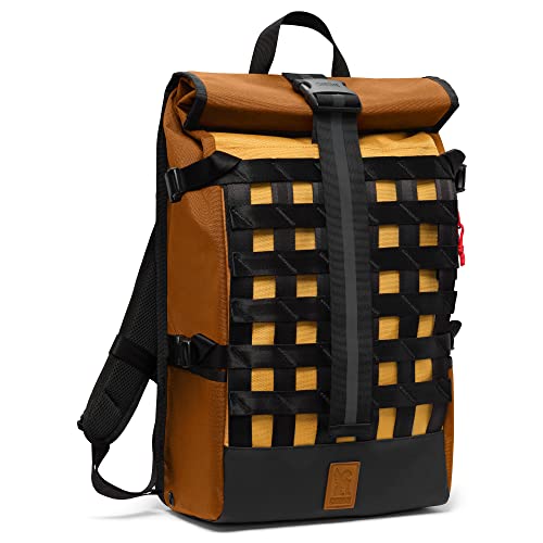 Chrome Industries Barrage Cargo Laptop Backpack - Waterproof 15 Inch Laptop Bag, Amber Tritone, 22 Liter