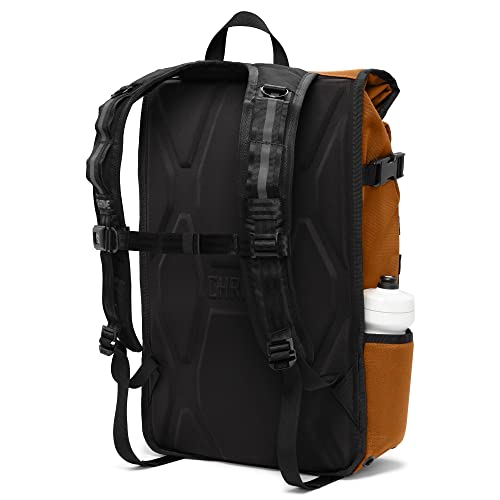 Chrome Industries Barrage Cargo Laptop Backpack - Waterproof 15 Inch Laptop Bag, Amber Tritone, 22 Liter