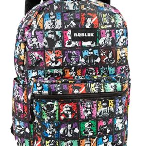 Roblox Backpack Video Game Characters Black Rucksack 17.3”