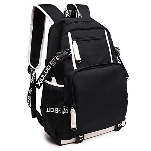 TPSTBAY Anime Bookbag Casual Women Daypack Oxford Men Travel Backpack Unisex Laptop Bagpack with USB Port (11)