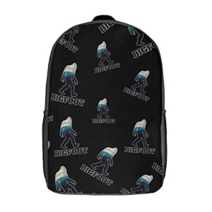 bigfoot 17 inch backpack travel laptop dayback shoulder bookbag for men women