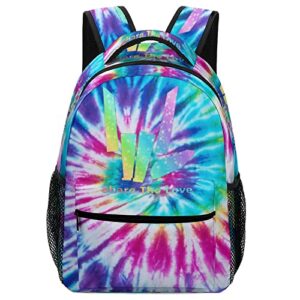 fashion share love backpack water resistant rucksack daypacks schoolbag lightweight backpacks large capacity