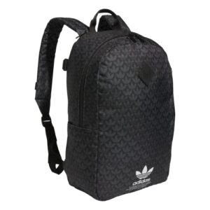 adidas originals graphic backpack, monogram aop-black, one size