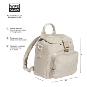 adidas Originals Micro 3.0 Mini Backpack, Wonder Beige/Lucid Pink, One Size
