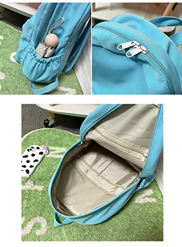 CHERSE Kawaii Backpack Cute Aesthetic Backpack Aesthetic School Supplies Korean School Bag for Girls Mochila (beige)