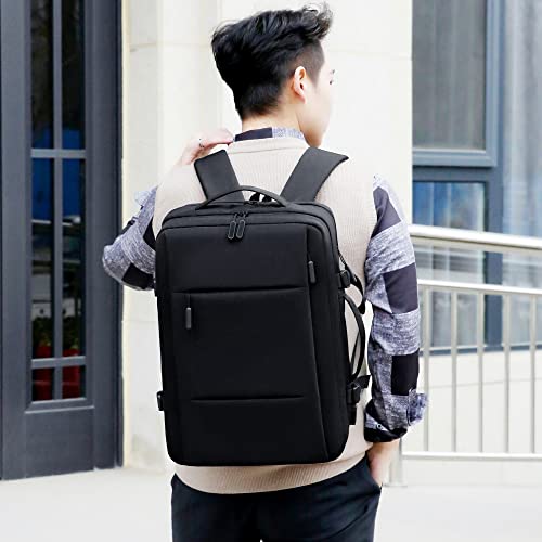 TENNOLA 17inch Laptop Backpack for Men, Travel Backpack Expandable 35L Carry On Business Backpack for Men, Work Backpack for Women Waterproof Backpack for Men & Women