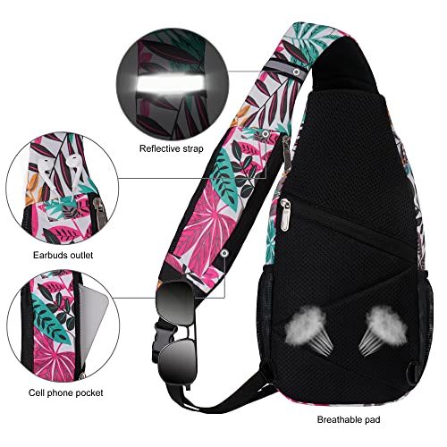 N NEVO RHINO Crossbody Sling Backpack Multipurpose Sling Bag Daypack for Travel Hiking Sports