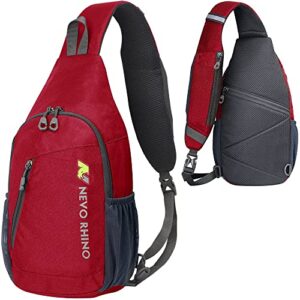 n nevo rhino crossbody sling backpack multipurpose sling bag daypack for travel hiking sports