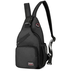 peicees convertible sling bag for men women waterproof sling backpack crossbody shoulder bag for travel hiking cycling