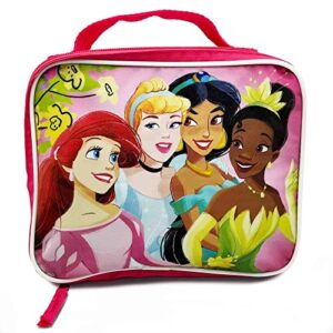 DIBSIES Personalized Princess Backpack and Lunch Box Combo featuring Ariel andJasmine