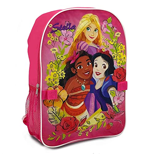 DIBSIES Personalized Princess Backpack and Lunch Box Combo featuring Ariel andJasmine