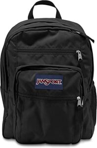jansport unisex-adult big student (black logo blue, one size)