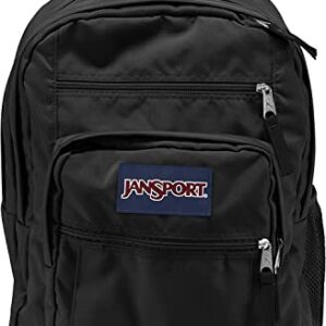 JanSport unisex-adult Big Student (Black logo Blue, One Size)
