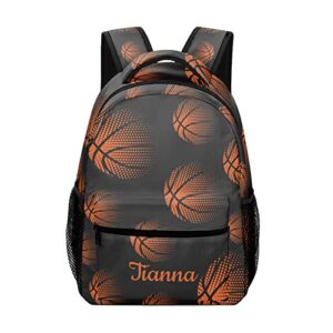 xozoty sport basketball personalized name waterproof unisex backpack for women men college daily bag