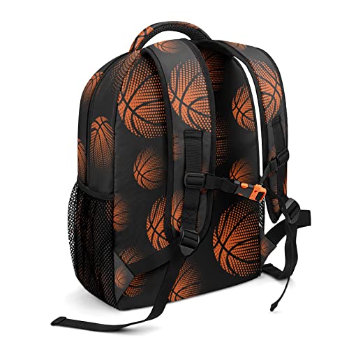 XOZOTY Sport Basketball Personalized Name Waterproof Unisex Backpack for Women Men College Daily Bag