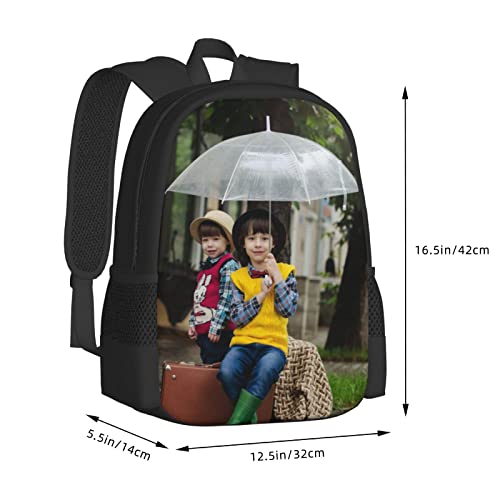 buxvhre Custom Backpack Personalized Backpacks Design Your Picture Photo Text Logo Name Wear Resistant Bag for Men Women