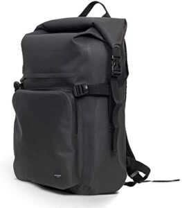 knomo hamilton 15 inch waterproof laptop roll top backpack men travel rucksack casual hiking daypack
