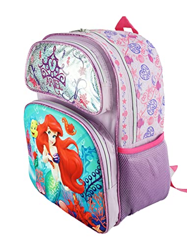 Ruz The Little Mermaid Ariel Large 3-D EVA Molded Backpack