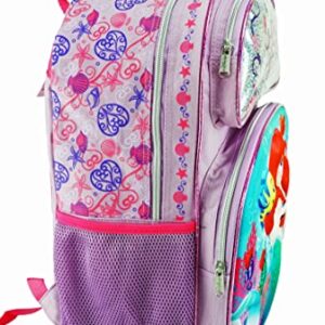 Ruz The Little Mermaid Ariel Large 3-D EVA Molded Backpack