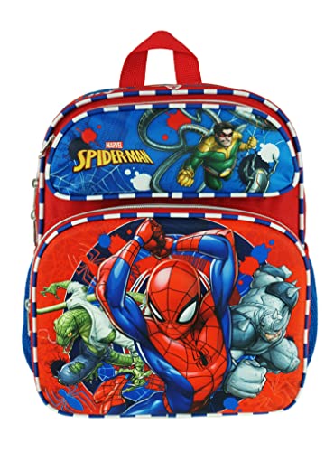 Ruz Marvel Spider-Man Medium 3-D EVA Molded 12 Inch Backpack