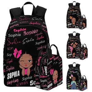 interestprint backpack little princess glitter gold bookbag school backpack for girls boys backpacks canvas light laptop bag