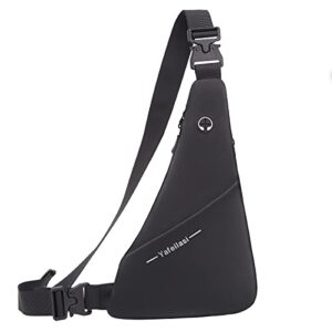 locallion sling bag, small sling backpack, anti-theft chest shoulder bags, slim cross body side pack for men women