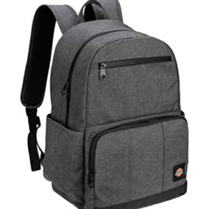 Dickies Journeyman Backpack Classic Logo Water Resistant Casual Daypack for Travel Fits 15.6 Inch Notebook (Charcoal)