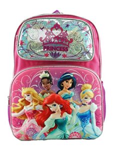 ruz disney princess large 3-d eva molded 16 inch backpack