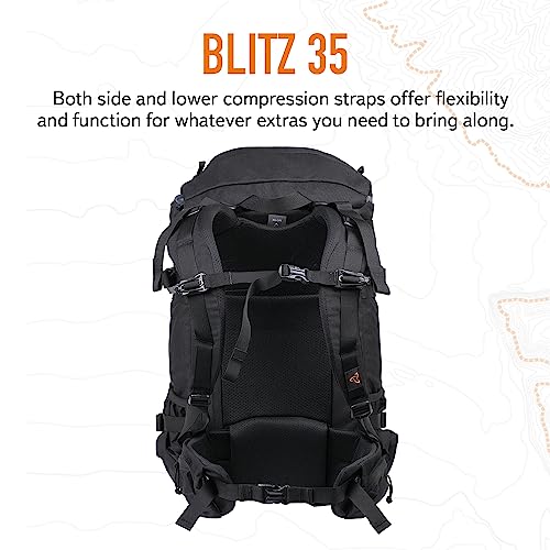 Mystery Ranch Blitz 35 L/XL Backpack - Easy Traveling Use, Black