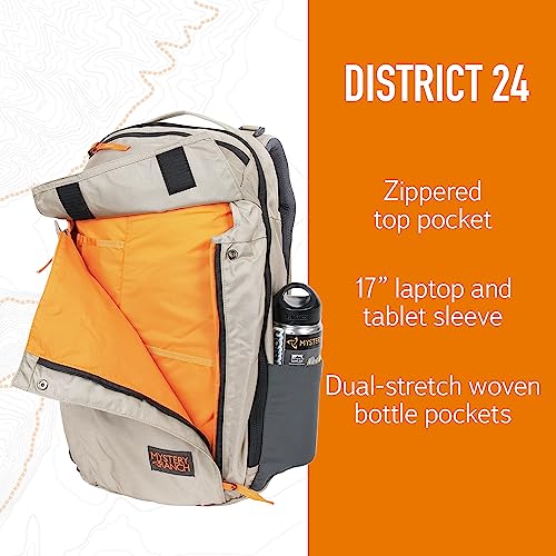 Mystery Ranch DISTRICT 24 Everyday Outdoor Use Travel Backpack, Hummus, 24L