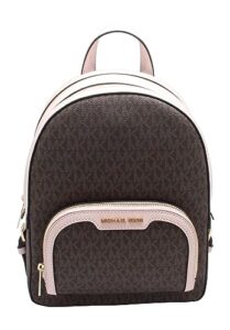 michael kors jaycee medium logo backpack (powder blush) 35s2g8tb2b-424