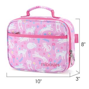 mibasies Cat Lunch Bag and Girls Backpack