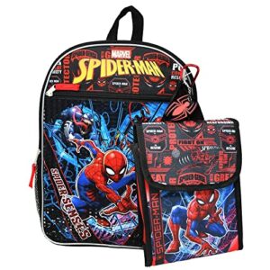 marvel spiderman backpack set ~ spider-man backpack with lunch bag and more