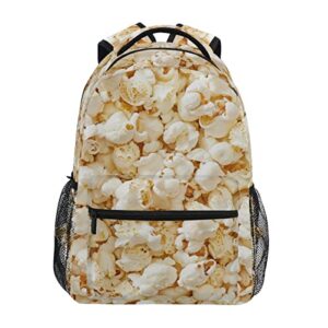 glaphy popcorn pattern backpack school bookbag lightweight laptop backpack for men women kids